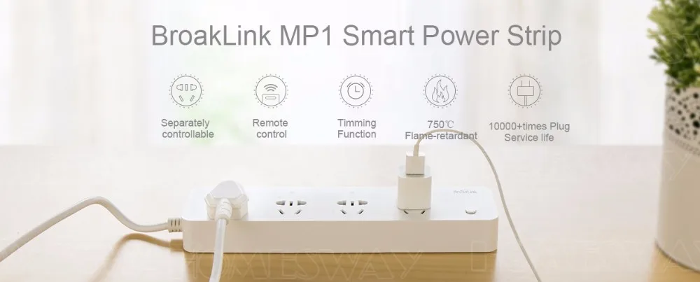 BroadLink MP1 Смарт Мощность розеток отдельно Управление этикетки Wi-Fi пульт для Управление 4 розетки Мощность разъем для Умный дом автоматизации