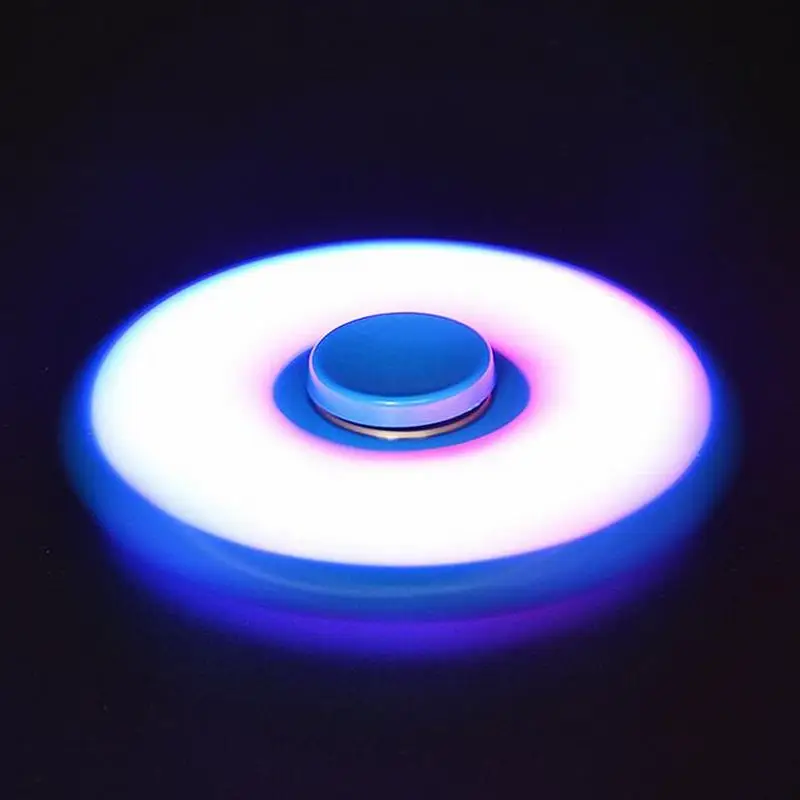

1Pc Fashion 3 LED Lighting EDC Children Adult Hand Finger Spinner Autism & ADHD Focusing Toy Stress Spinner Best Puzzles Gifts