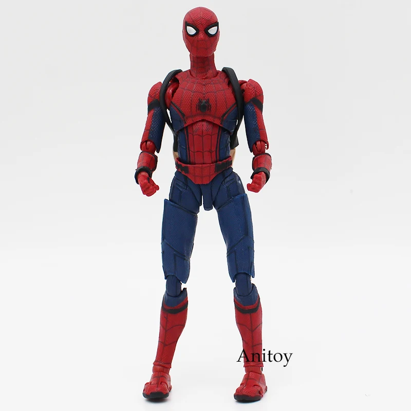 Человек-паук возвращение на родину человек паук простой стиль и гериок фигурку ПВХ Коллекционная модель игрушки 14 см