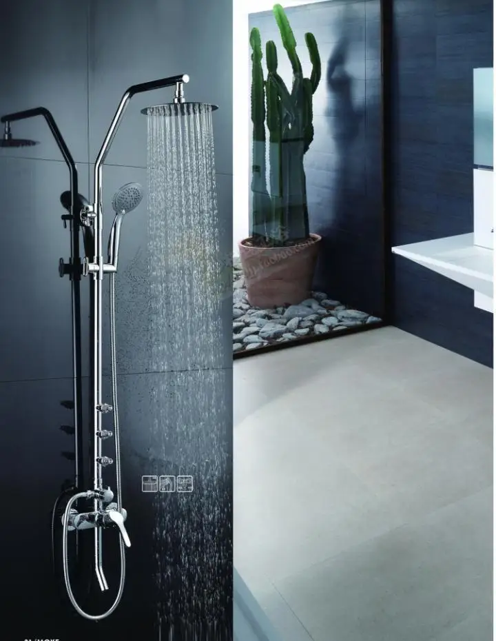 Four new copper top gear elevating shower shower shower set four key