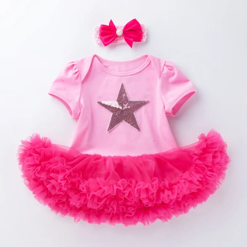 Праздничные платья для маленьких девочек, нарядное платье для маленьких девочек, 1 год, костюм для первого дня рождения, платья для новорожденных девочек, платье-пачка, платье - Цвет: F