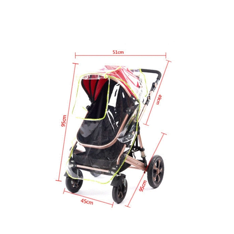 Универсальный Большой Детские коляски Аксессуары полное покрытие Детские коляски дождевик хорошее качество дешевой цене детские плащ-дождевик автомобиля обложки