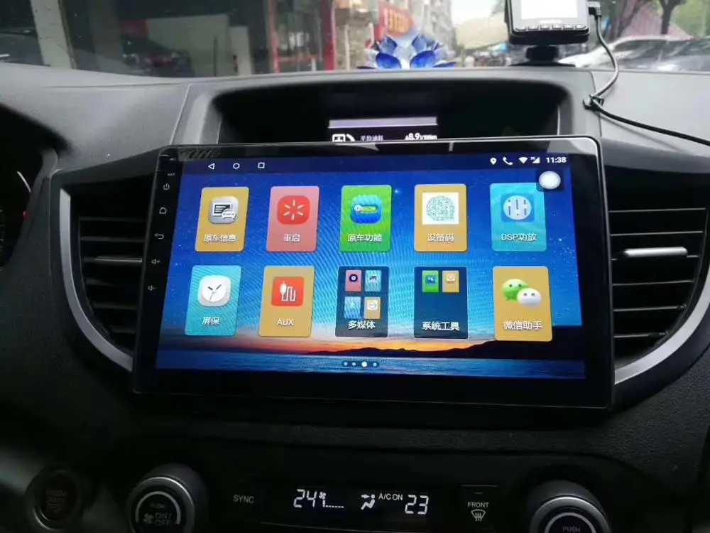 

9" Android 8.0 Octa Core Car Audio GPS Navigation Car DVD With Carplay Map WIFI For Honda CRV 2015