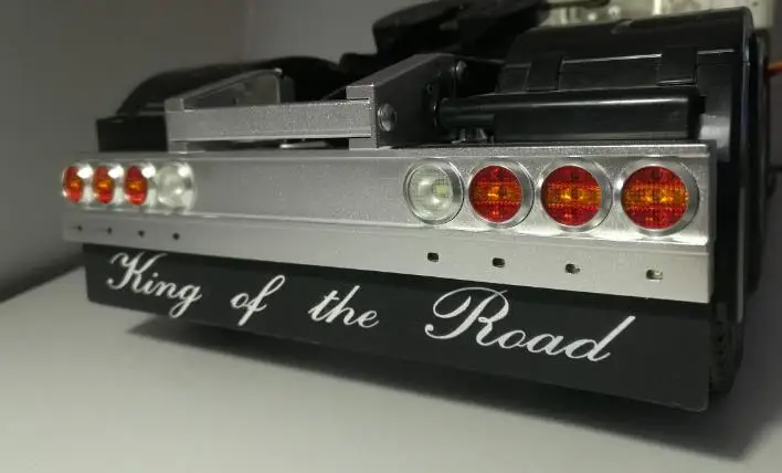 

Reversing turning Tail Bumper LED lights tamiya 1/14 RC sca R620 56323 R730 R470 Tractor Trailer Truck MAN BENz Actros KING