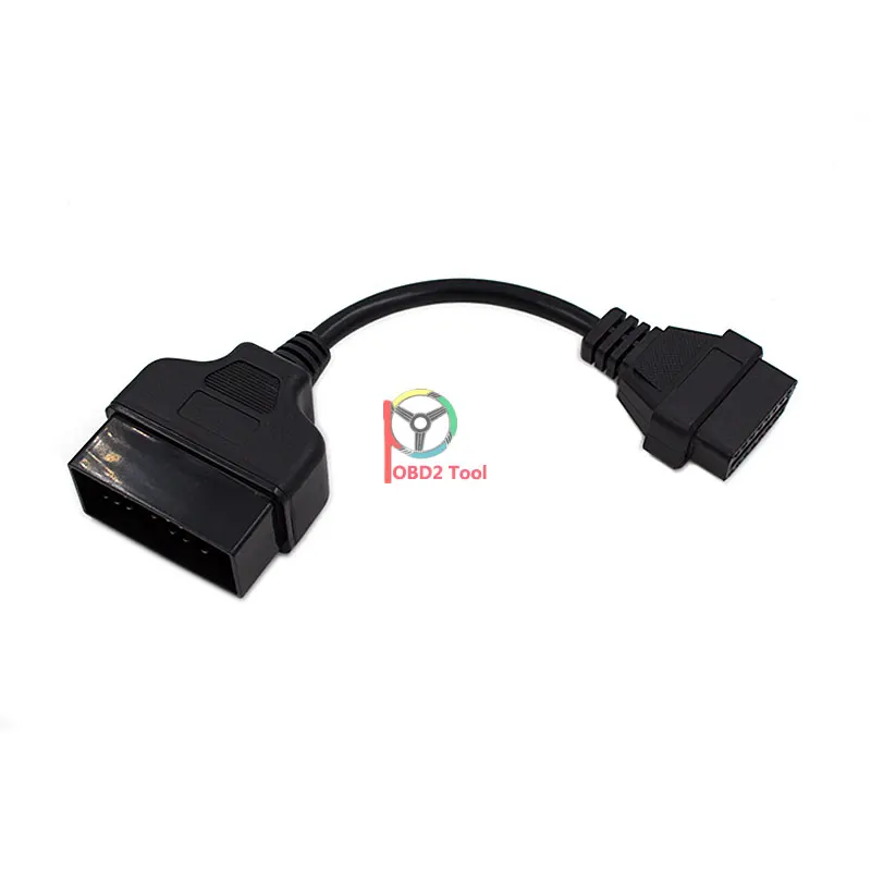 Для Toyota 22Pin в OBD2 16Pin гнездовой разъем адаптер для Toyota 22 Pin OBDII гнездовой до 16 Pin ремонтный Шнур