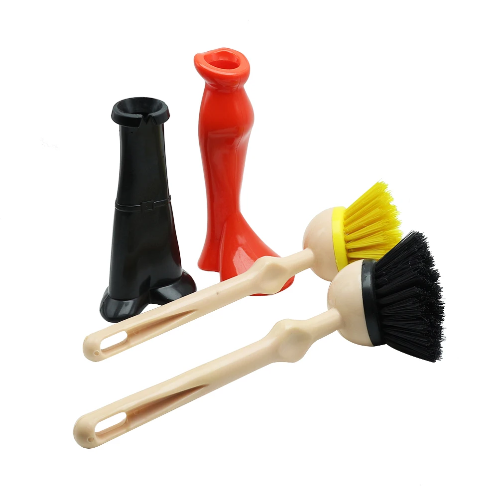 

1PC Creative Human Shape Kitchen Cleaning Brush Can Stand Pan Pot Toilet Brush Cleaning Tool 0