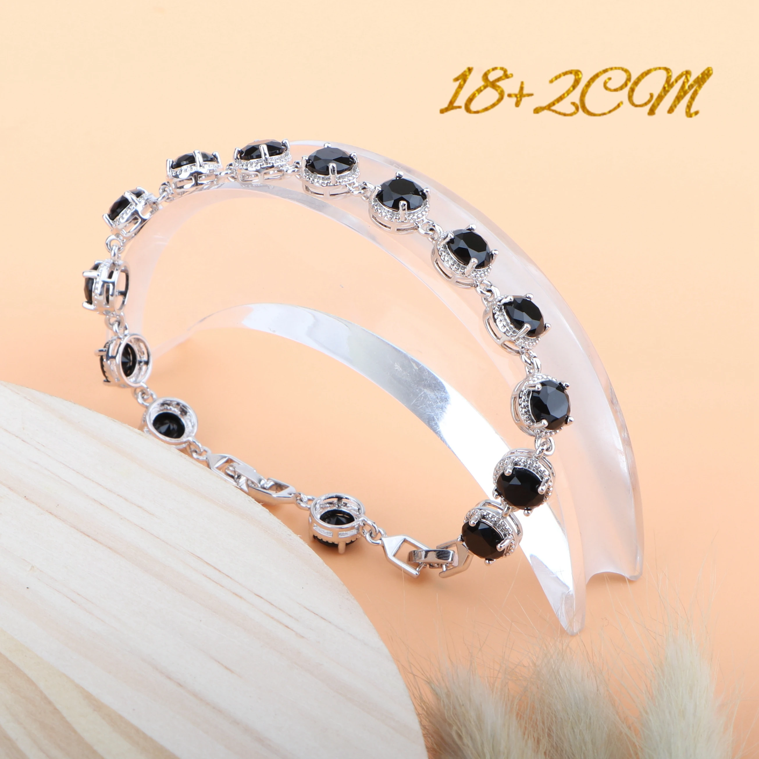 Goedkoop Zwarte Parels Bruids Sieraden Sets Vrouwen Zilver 925 Bruiloft Sieraden Zirkoon Oorbellen Armbanden Ringen Hanger Ketting Set Gift Box