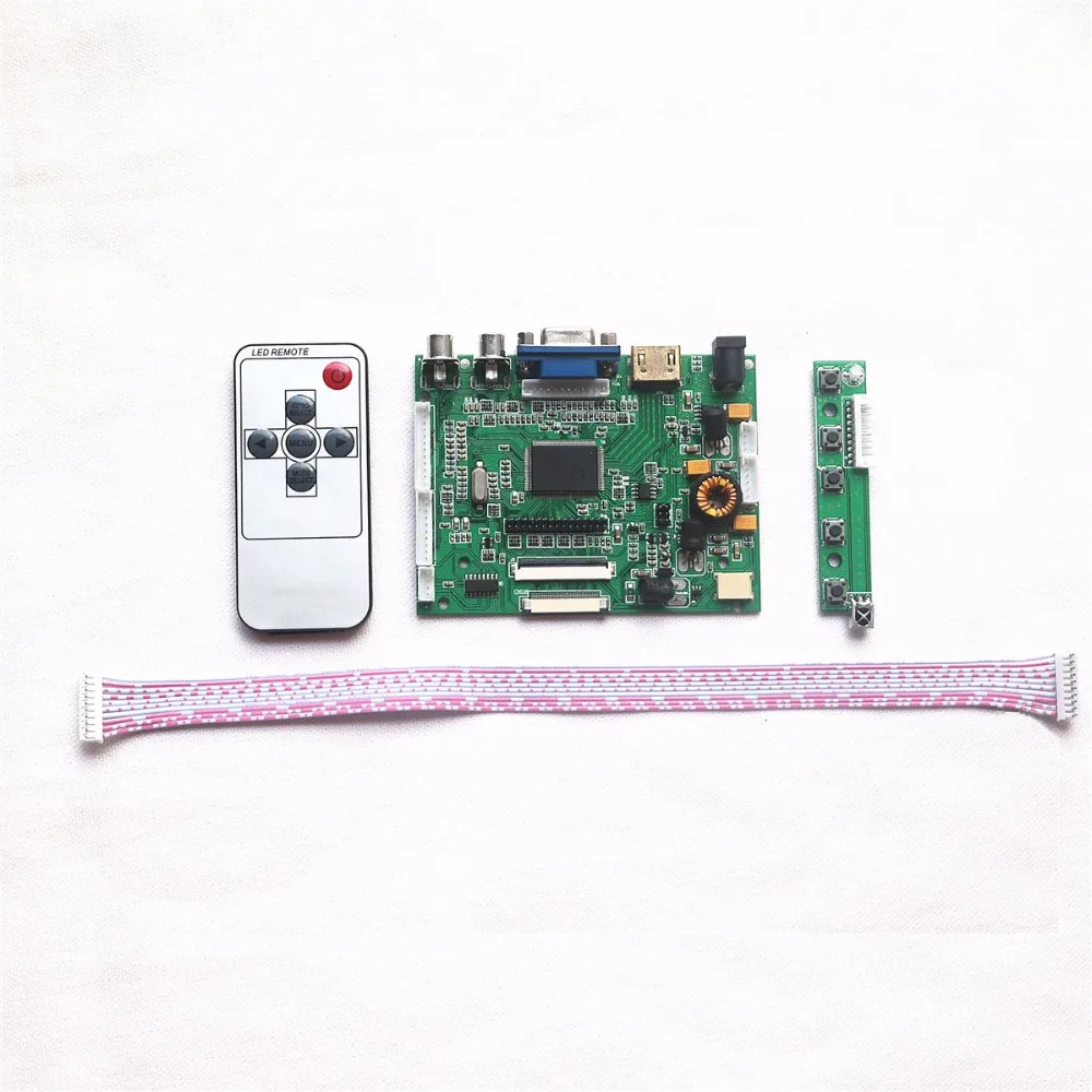 

HDMI+VGA+2AV+Audio Controller Driver board VS-TY2668-V1 for 7inch 1024x600 AT070TNA2 LCD Panel + Remote Control