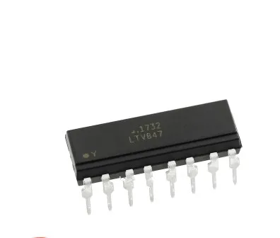 

10pcs/lot LTV847 LTV-847 PC847 DIP-16 optocouplers optical isolator