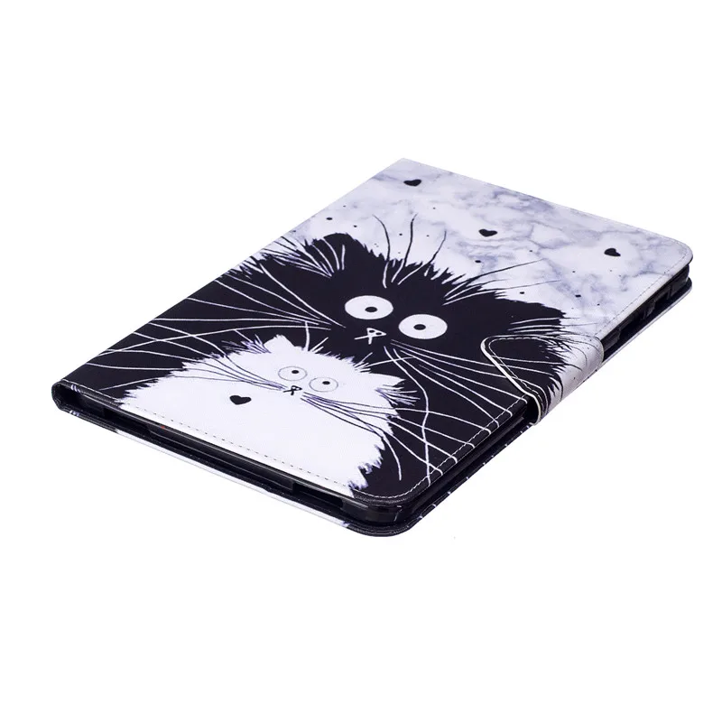 Wekays для Samsung Tab A6 10 1 T580 мультяшный Кот кожаный чехол Galaxy A 6 2016 T585 SM Обложка