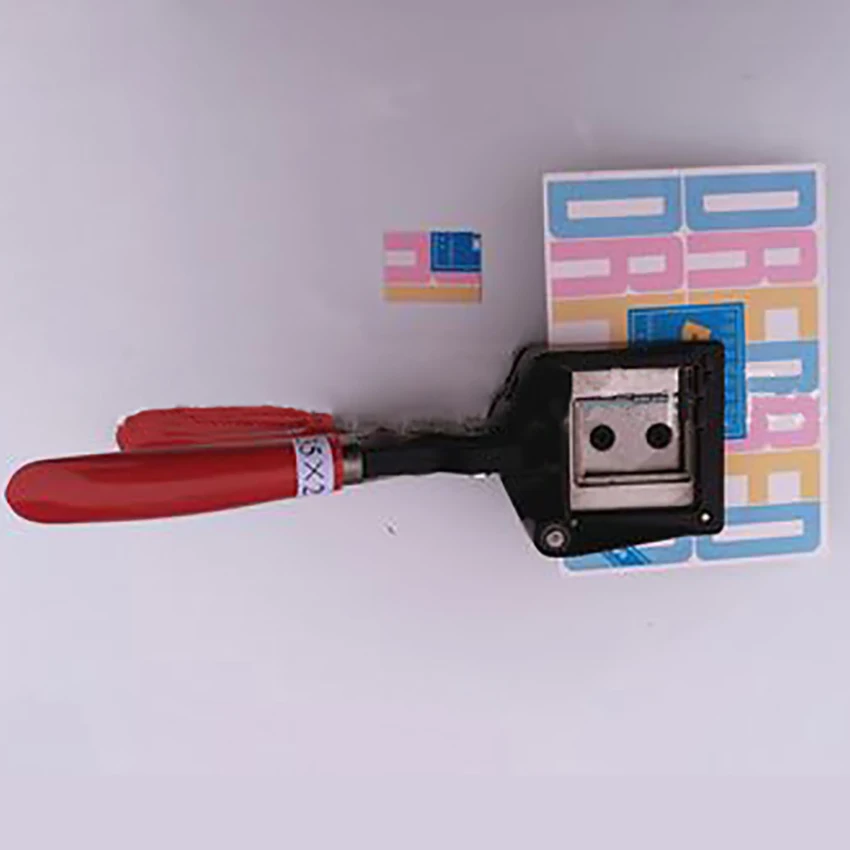 Стандартный " фото ручной стальной резак ID Лицензия штемпель для фотографий 35*25 мм прямоугольный бумажный Графический режущий дом/Фотостудия