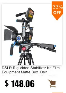 Профессиональная ручка DSLR Rig камера видео клетка комплект стабилизатор+ фоллоу фокус+ Матовая коробка для sony A7S A7 A7R A7RII A7SII GH4