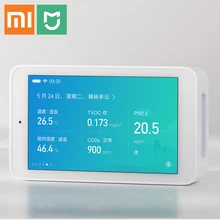 Xiaomi Mijia Air Detector высокоточный сенсорный экран 3,97 дюйма USB интерфейс PM2.5 CO2a TVOC датчик влажности монитор воздуха для дома