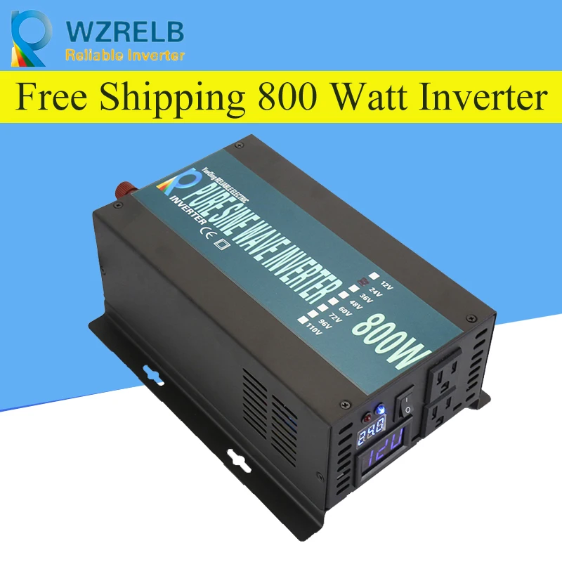 

Micro grid tie inverter 12V/24V 800W Peak Power Inverter Voltage Convertor Transformer 48V Automatic Adaptable