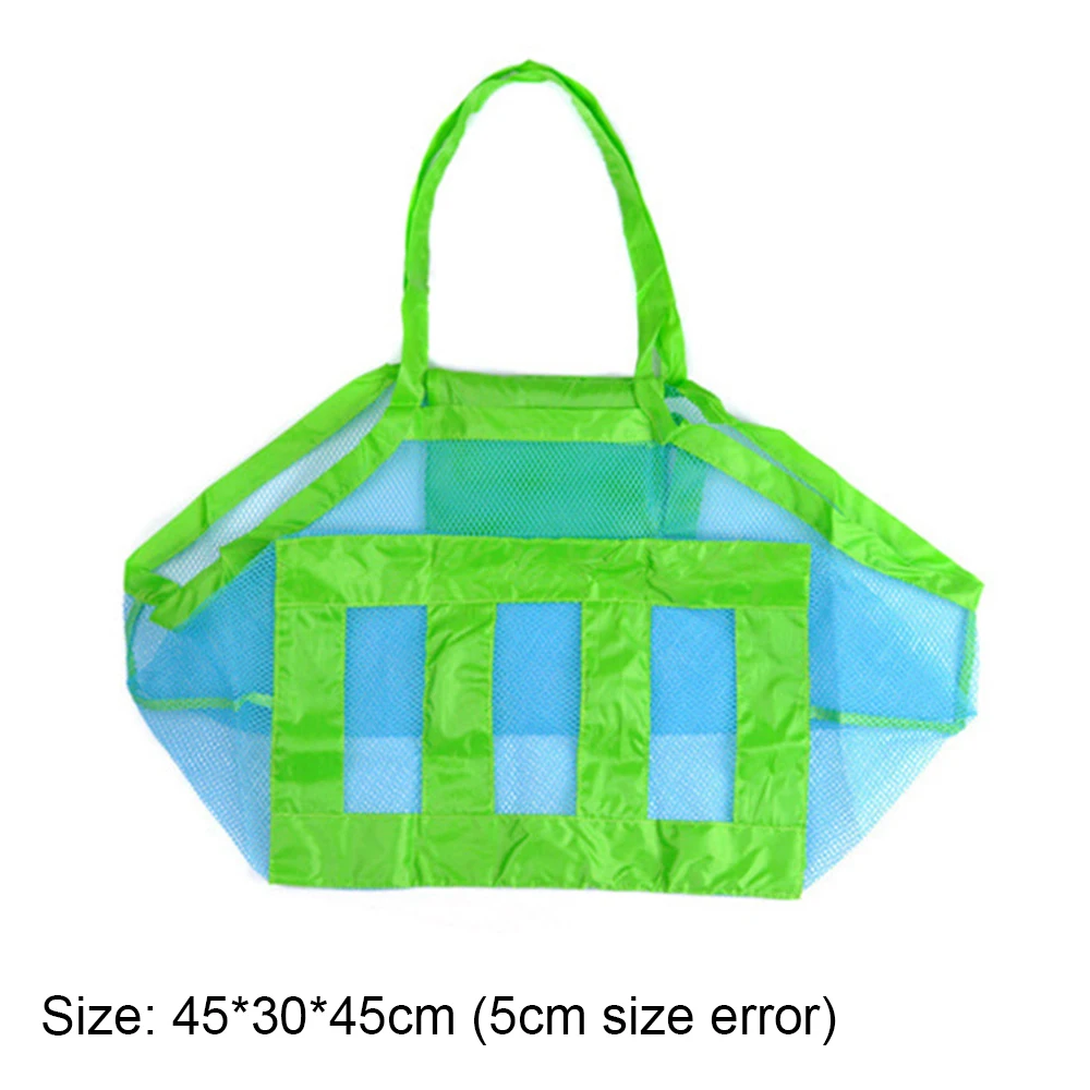 Very best Children Sand Protable Mesh Bag Kids Beach Toys Clothes Towel Bag Baby Toy Storage Sundries Bags Wo
