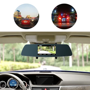 

High Quality Full HD 1080P Car Rearview Mirror DVR Car Camera Andonstar Night Vision Dual Camera Video Recorder Car Styling