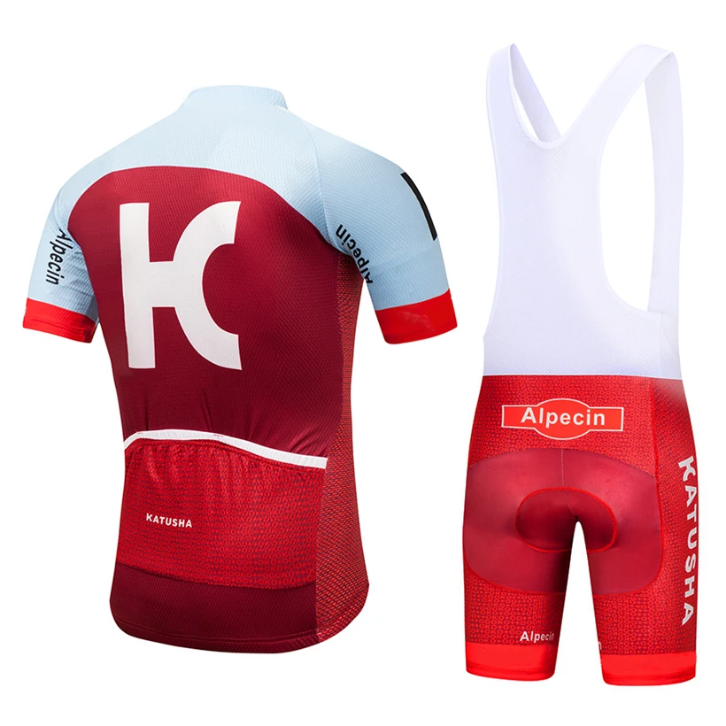 2018 TEAM katusha Cycling Clothing Bike jersey Ropa Quick Dry Mens