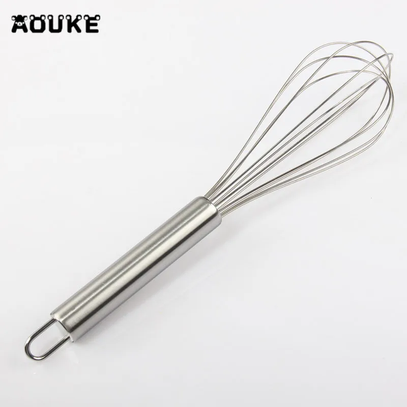 Egg Ceater Manual Stainless Steel Whisk Handle Mixer Balloon Egg