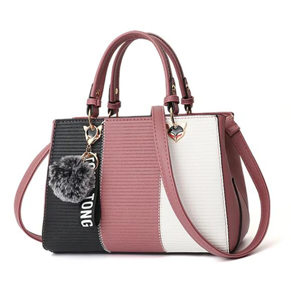 Gusure, бренд, женские сумки через плечо, Hairball, сумки, элегантные, из кусков, вечерние, сумочки, сумки для девушек, сумка-мессенджер, женские сумки - Цвет: pink