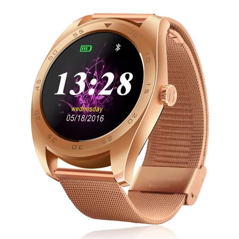 Hiwego K89 font b Smart b font Watch Bluetooth 4 0 Gesture Call Message Reminder Heart