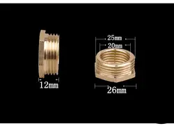 3 шт./лот 3/4 "Мужской х 1/2" Женский Нитки редуктор втулка Латунь фитингов Новый