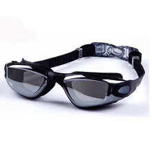 Профессиональные плавательные очки для плавания анти туман УФ Защита оптические силиконовые водонепроницаемые очки для мужчин и женщин взрослых Спорт