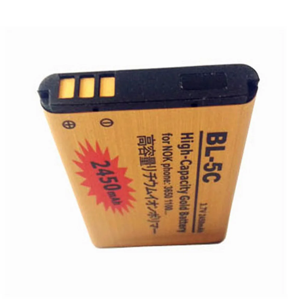 Оригинальный ABV Золотой bateria BL5C BL 5C батарея для Nokia 1000/1010/1100/1108/1110/1111/1112/1116/2730 5CA