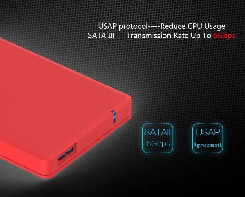 Внешний Мобильный HDD 2000G HDD или 64G/128G/256G SSD USB3.0 Жесткий драйвер пластиковая коробка для переноски sata III 6 Гбит/с 2,5 ''жесткий диск