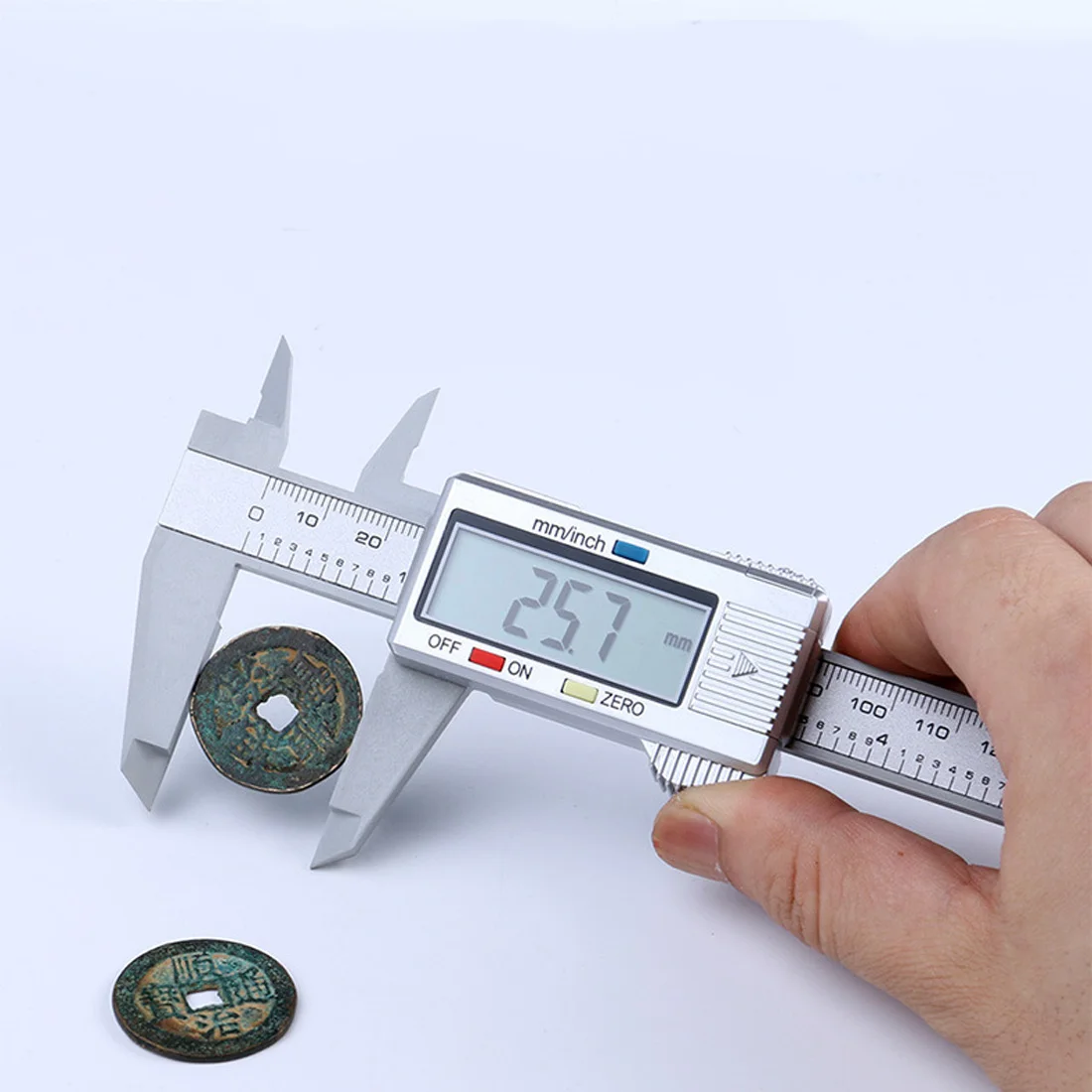 

High 1PCS 6inch LCD 150mm Digital Electronic Carbon Fiber Vernier Caliper Gauge Micrometer Tool Hand Tool