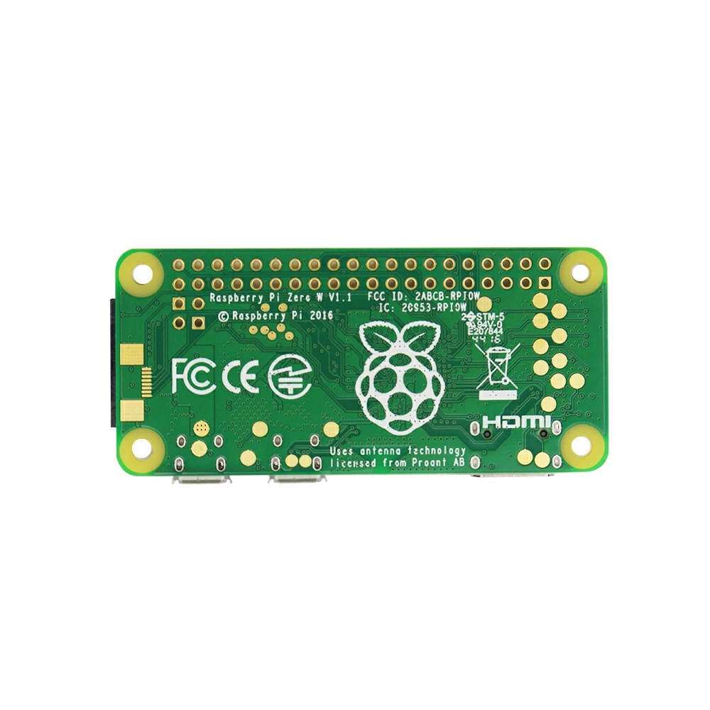 Raspberry Pi Zero W начальный комплект + акриловый чехол головка GPIO радиатор 1 ггц цп 512 мб