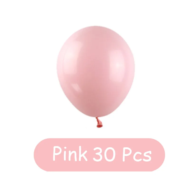 30 шт. розовый прозрачный белый 2,2 г прозрачные воздушные шары Латекс Гелий поплавок День рождения Baby Shower Свадебные Decro шары Круглый баллоны - Цвет: Pink