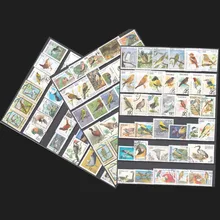 Тема птицы, 100 шт./лот, нет повторения, все со всего мира не используются с почтовой маркой птицы почтовые марки сбора