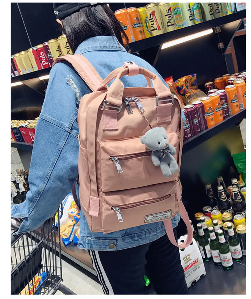 Элегантный дизайн Для женщин рюкзак для школьников-подростков девочек Винтаж стильные школьные сумки дамы путешествия рюкзак женский Книга сумка Mochila