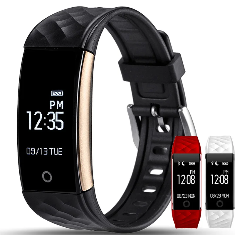 S2 Bluetooth Smart Band Wristband Heart Rate Monitor IP67 Waterproof Smartband Bracelet For Android IOS Phone