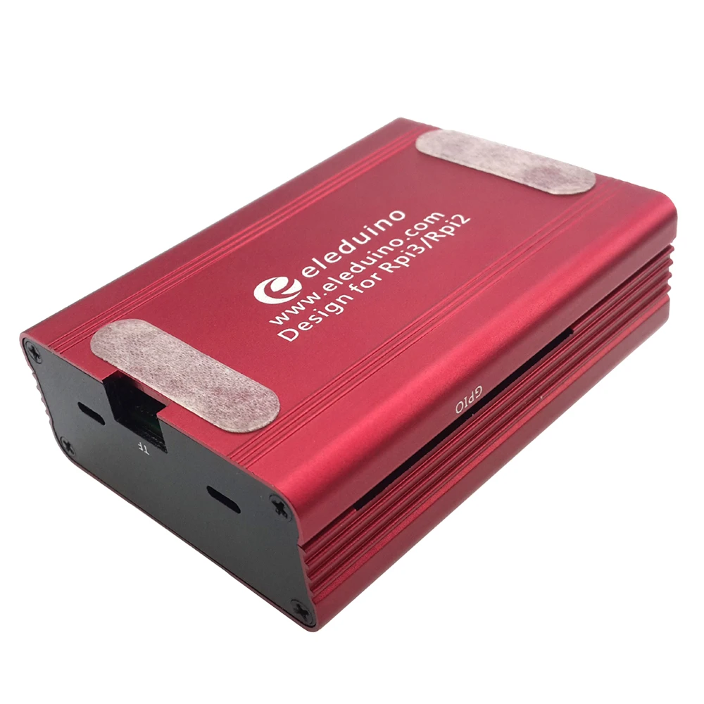 Raspberry Pi 3 B + 2 алюминиевый чехол с вентилятором (красный)|pi 2|pi 3case case |