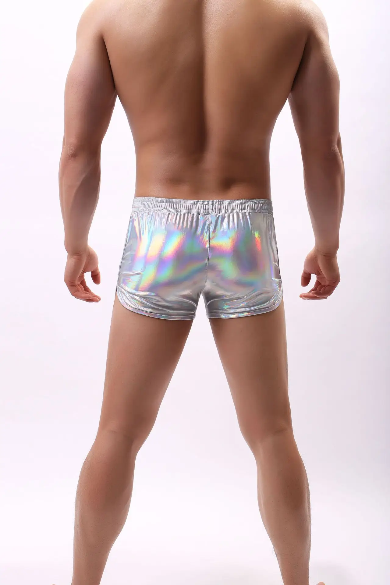 casual shorts for women Men's Causal Shorts PU Leather Man Sexy Homewear Elastic Waist Shorts Party Club Beachwear Panties Men Soft Homwear Shorts best men's casual shorts