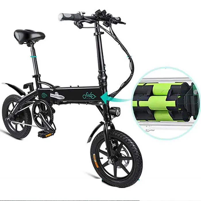 Best 14 Inch Electric Bicycle Aluminum Alloy 250W Motor 36V Electric Mountain Bike Cycling Waterproof Lightweight Foldable Electric 5