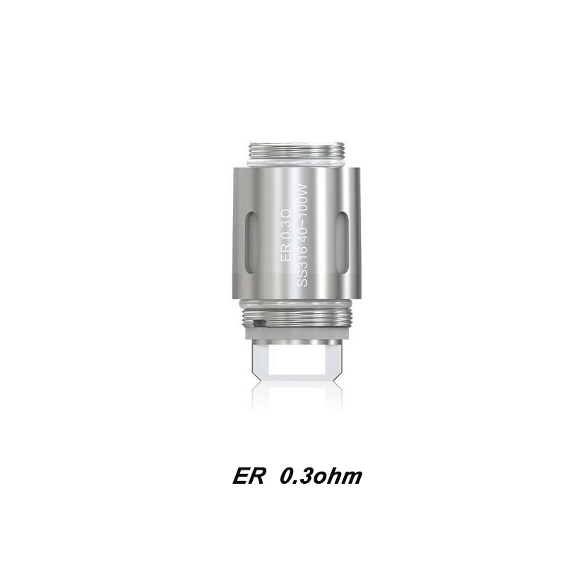 5 шт./лот Eleaf ER SS316 катушка 0.3ohm ERL 0.15ohm Kal Core ERLQ квадрупольная для ELeaf Melo RT 22 25 бак