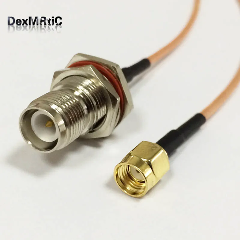 WIFI антенный адаптер RP SMA Штекерный переключатель TNC Женский Соединительный