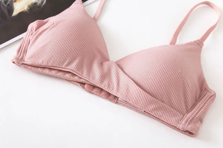 CINOON High Quality Cotton Underwear Set Fashion Striped Bra Set Women Fashion Lingerie Set Push Up Bra Sexy Bra And Panty Sets (22)