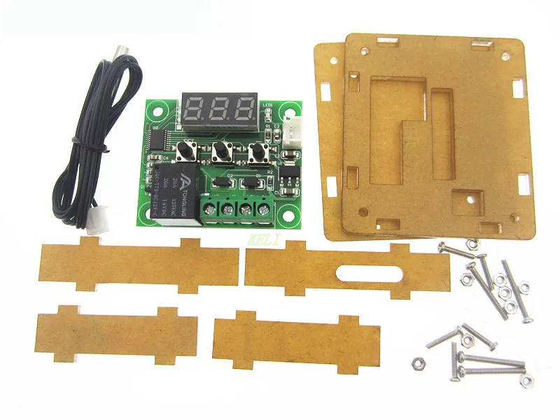 

W1209 DC12V cool temp thermostat temperature control switch temperature controller thermometer thermo controller+Acrylic Box
