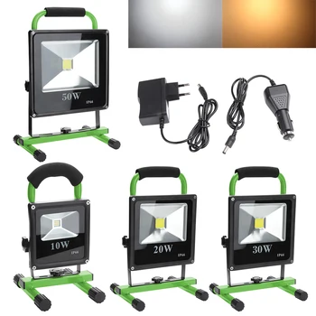 

Led Flood Lights 10W 20W 30W 50W Camping Emergency Lamps WaterProof IP66 Spotlight Outdoor Wall Lamp Garden Projector