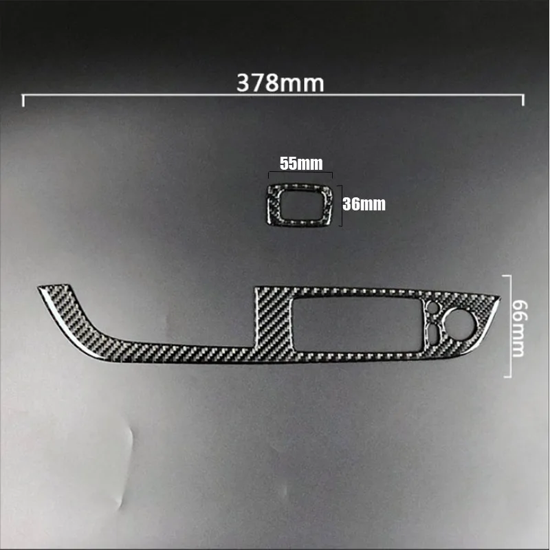 Углеродное волокно автомобиля стеклоподъемник панель управления рамка Крышка для BMW Z4 E89 2009- Декоративные наклейки аксессуары для салона автомобиля