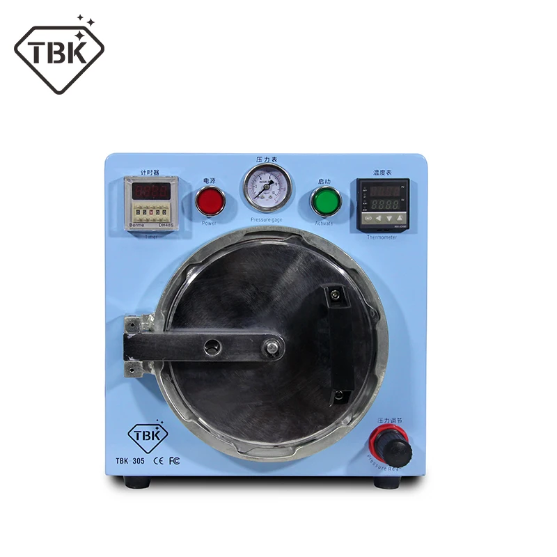 

Mini OCA Bubble Remover Machine 500W Auto Air Bubble Removing Machine For LCD Refurbishment TBK-305 220V/110V
