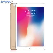 2019 Original 2.5D de acero pantalla 10,1 pulgadas Tablet PC 4G/3G llamada de teléfono Android 8,1 Octa Core 4GB + 64GB ROM IPS Dual SIM tabletas PC