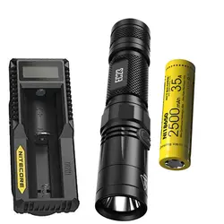 NITECORE EC23 светодиодный фонарик CREE XHP35 HD E2 Светодиодный max 1800LM Луч расстояние 255 м 8 режимов Тактический фонарь + аккумулятор + зарядное