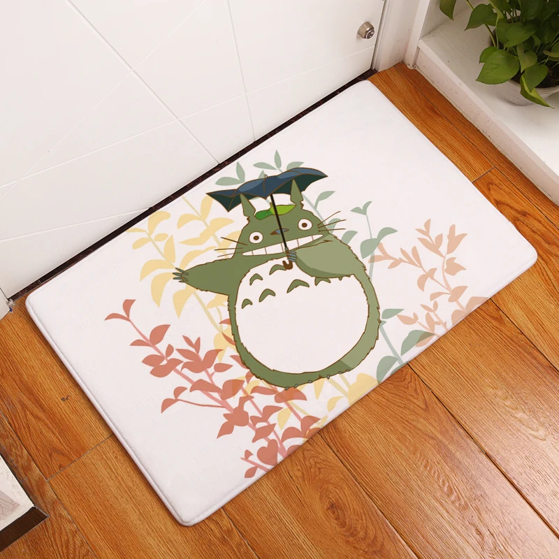 Приветственные напольные коврики с милым мультипликационным принтом, кухонные коврики для ванной комнаты, коврик с изображением кошки для гостиной, Противоскользящие коврики