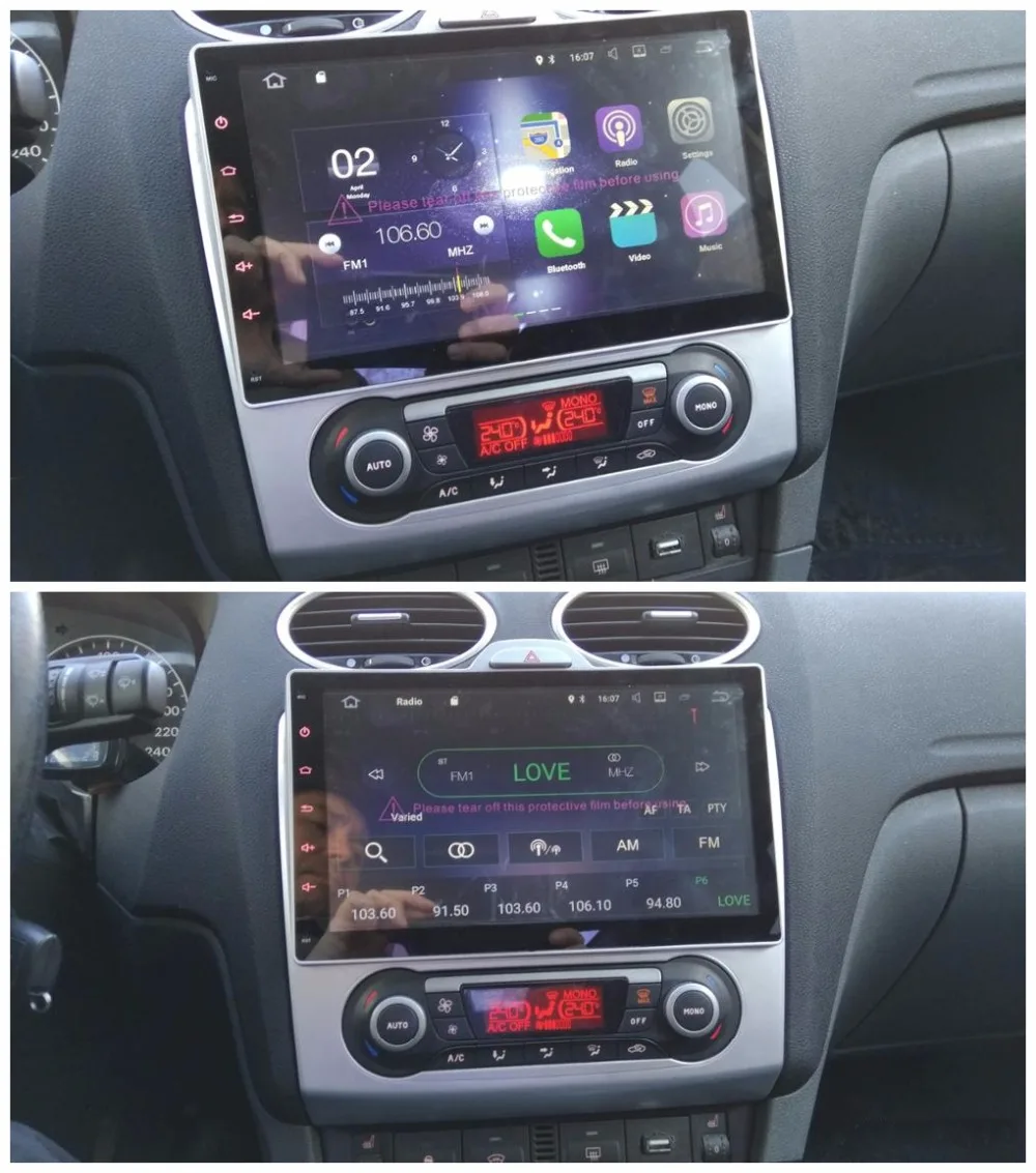 

10.1" Android 8.1 Car DVD Player for Ford Focus 2004 2005 2006 2007 2008 2009 2010 2011 Radio GPS WIFI Bluetooth Mirror link USB