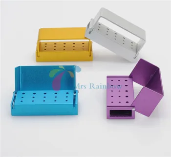 

4/Pcs Dental Autoclavable FG RA Burs Holder / Blocks 15 Holes Dental Tools High Quality
