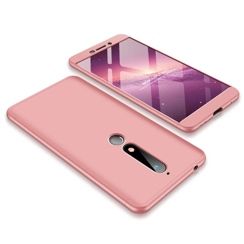 Full Protective Case For Nokia 6 2018 Case For Nokia 6.1 Case 360 Protected for Nokia 6 2018 TA-1068 TA-1050 TA-1043 TA-1045 (9)